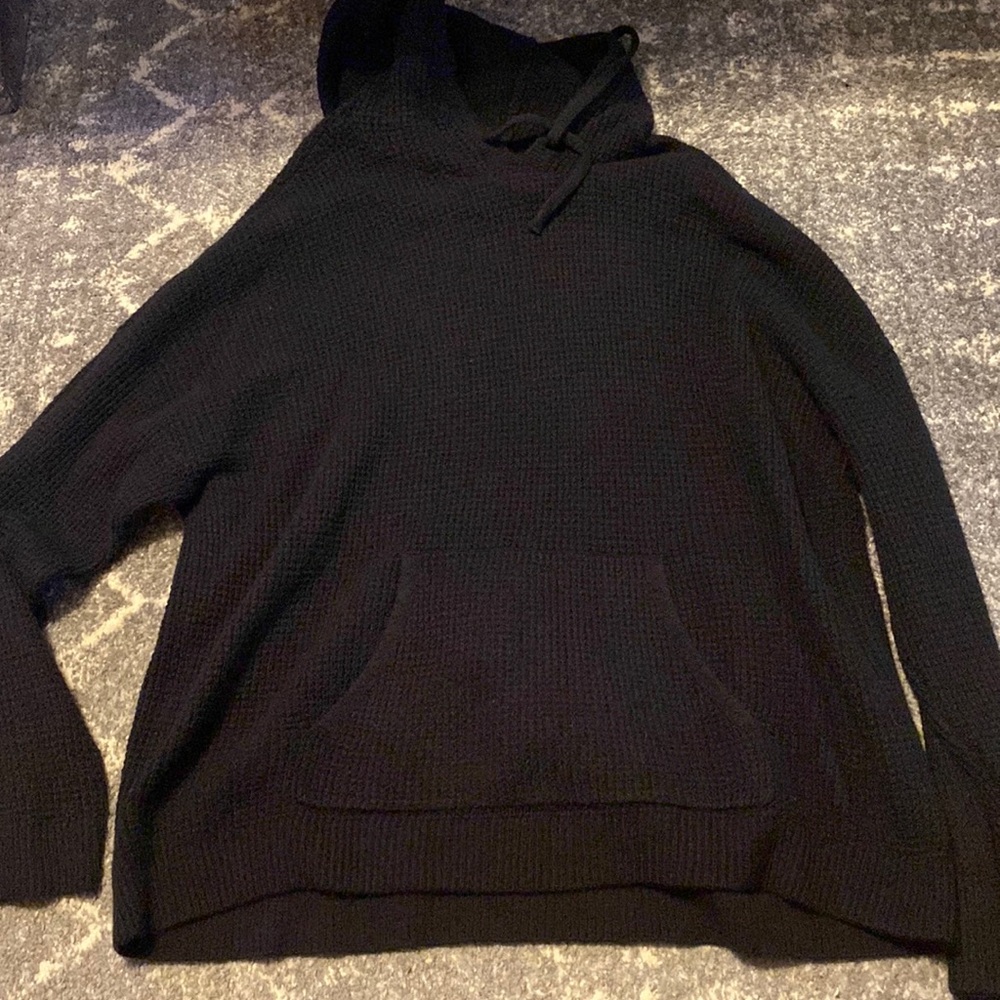 Aerie Black Sweater Hoodie